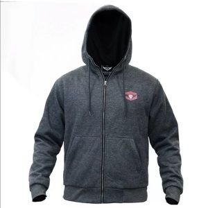 GREAT BIKERS GEAR - Kevlar Lined Motorcycle Hoodie Plus Pad Inserts